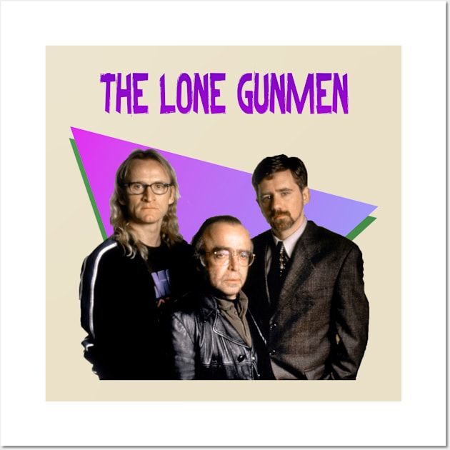 The Lone Gunmen Wall Art by Moulezitouna